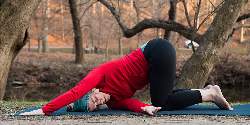 Thread The Needle yoga pose