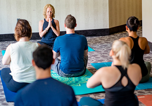 Large Group Yoga Class